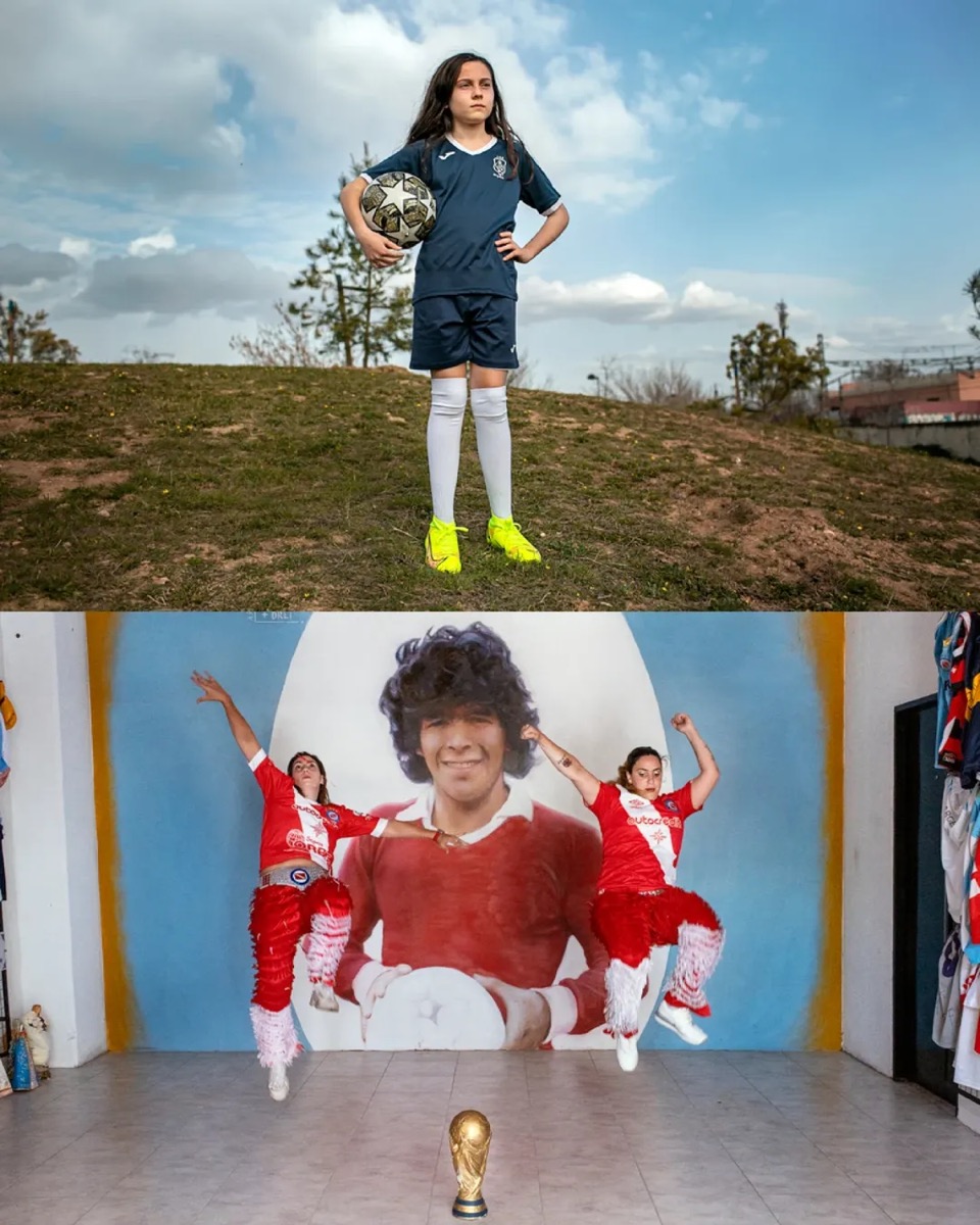 "Cuerpas reales, hinchas reales", fotografías. 