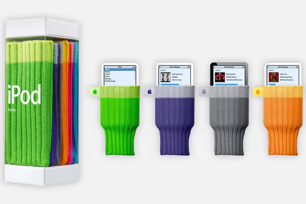 Desde los iPod Socks –en 2004- una funda de tejido de colores para iPod