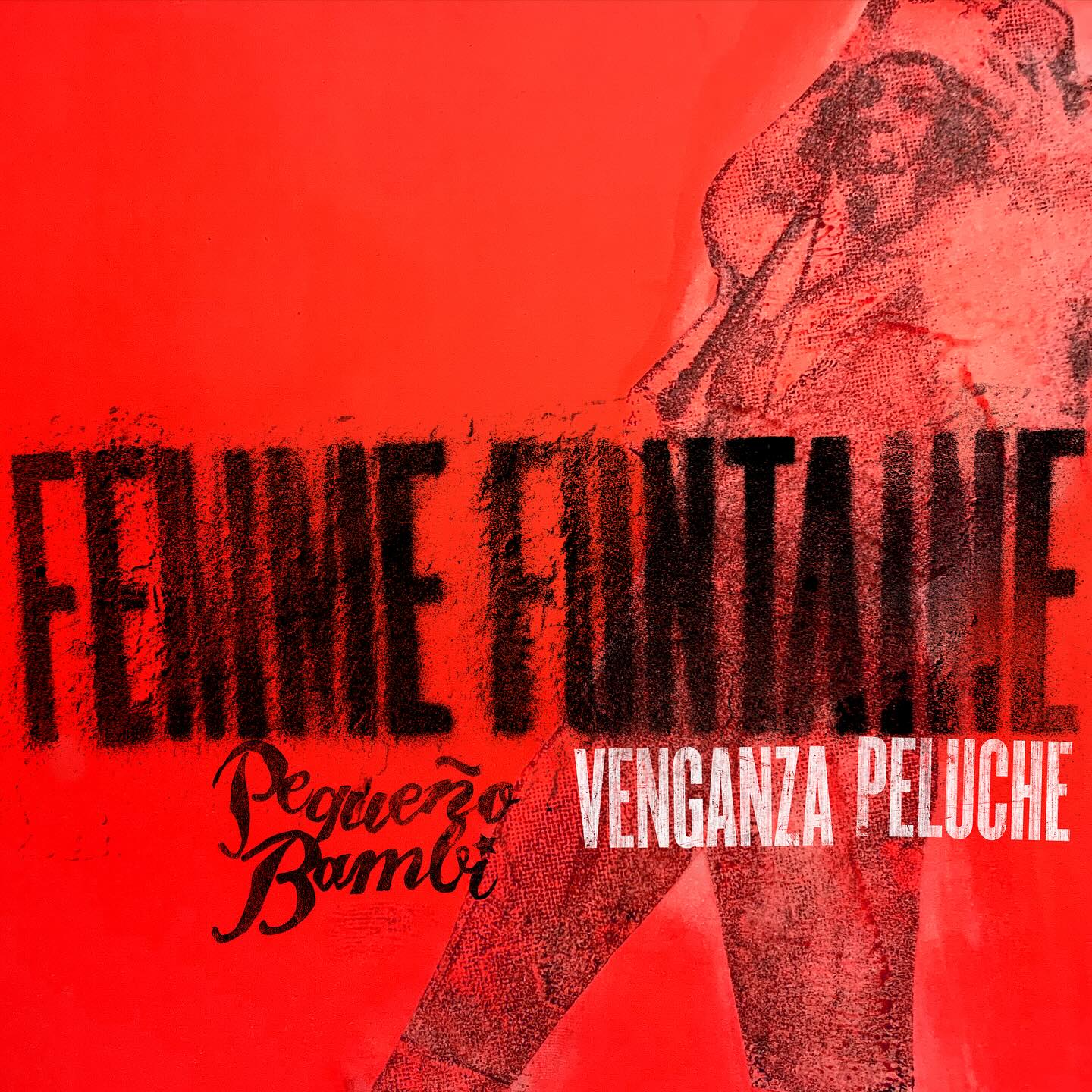 El arte de tapa del álbum del regreso de Pequeño Bambi, realizado por María Buonome. 