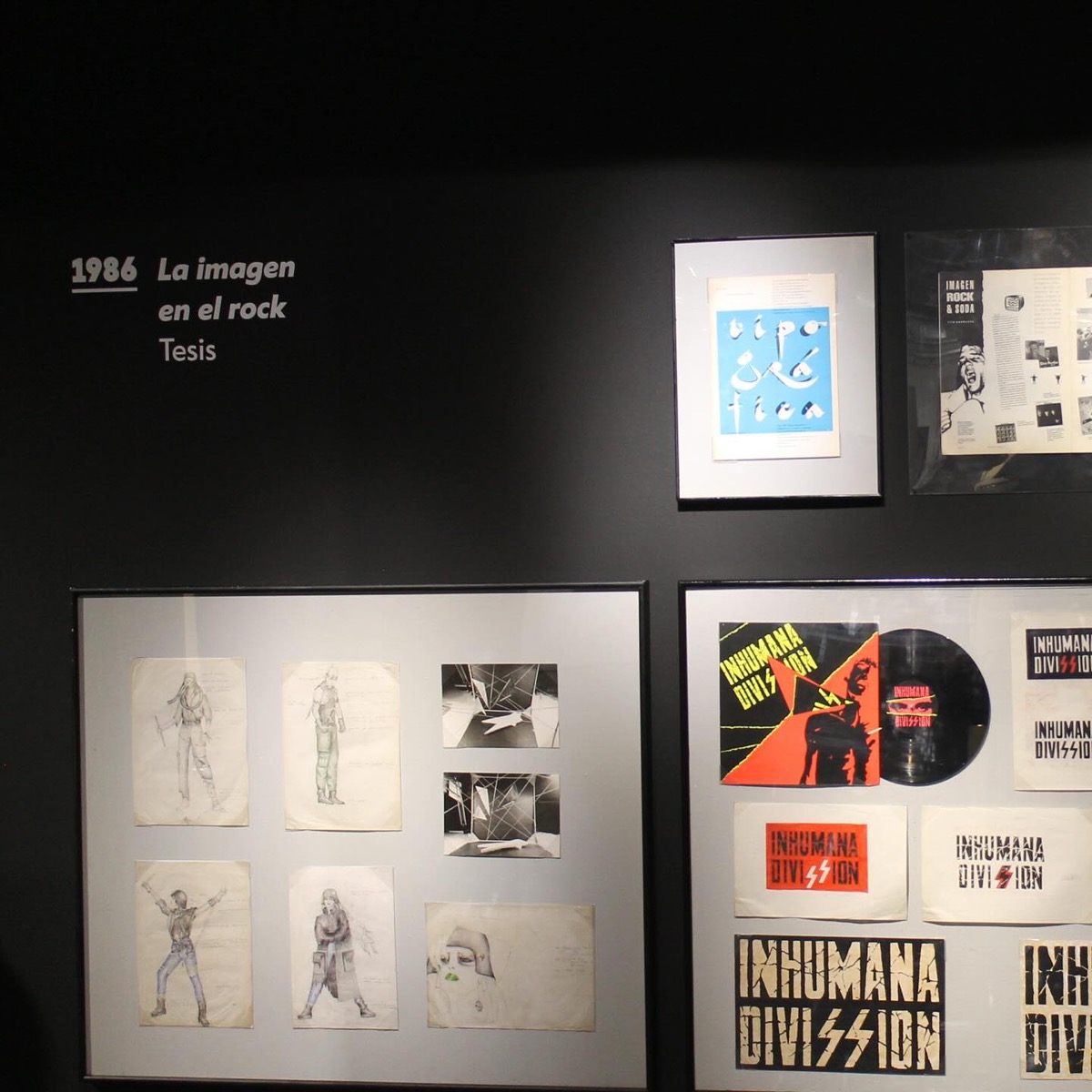 “La exposición muestra mi relación con la imagen y la música en los 80 en Buenos Aires con el rock 