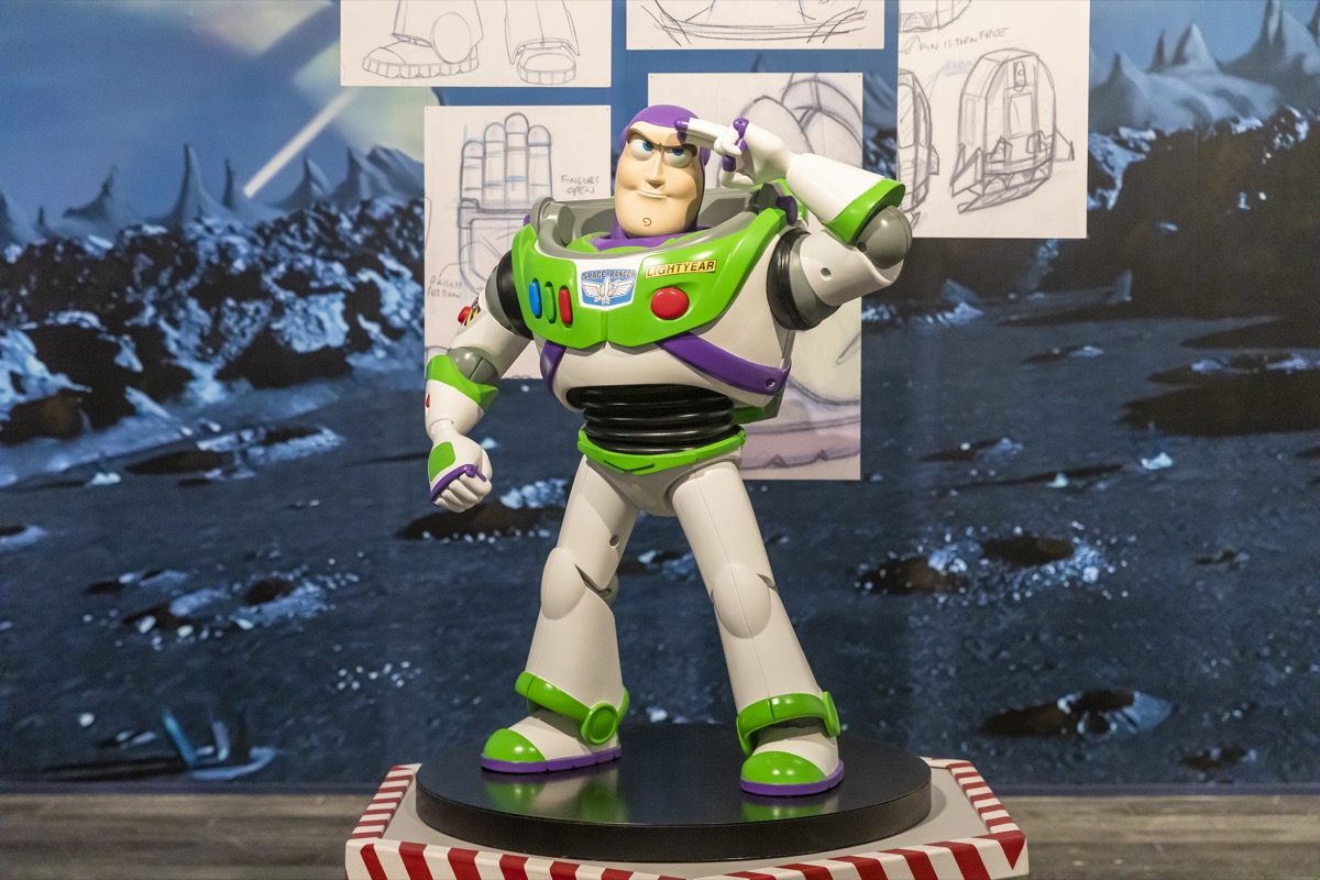 
Buzz en"Toy Story 30", una exposición aniversario (... y más allá!). 