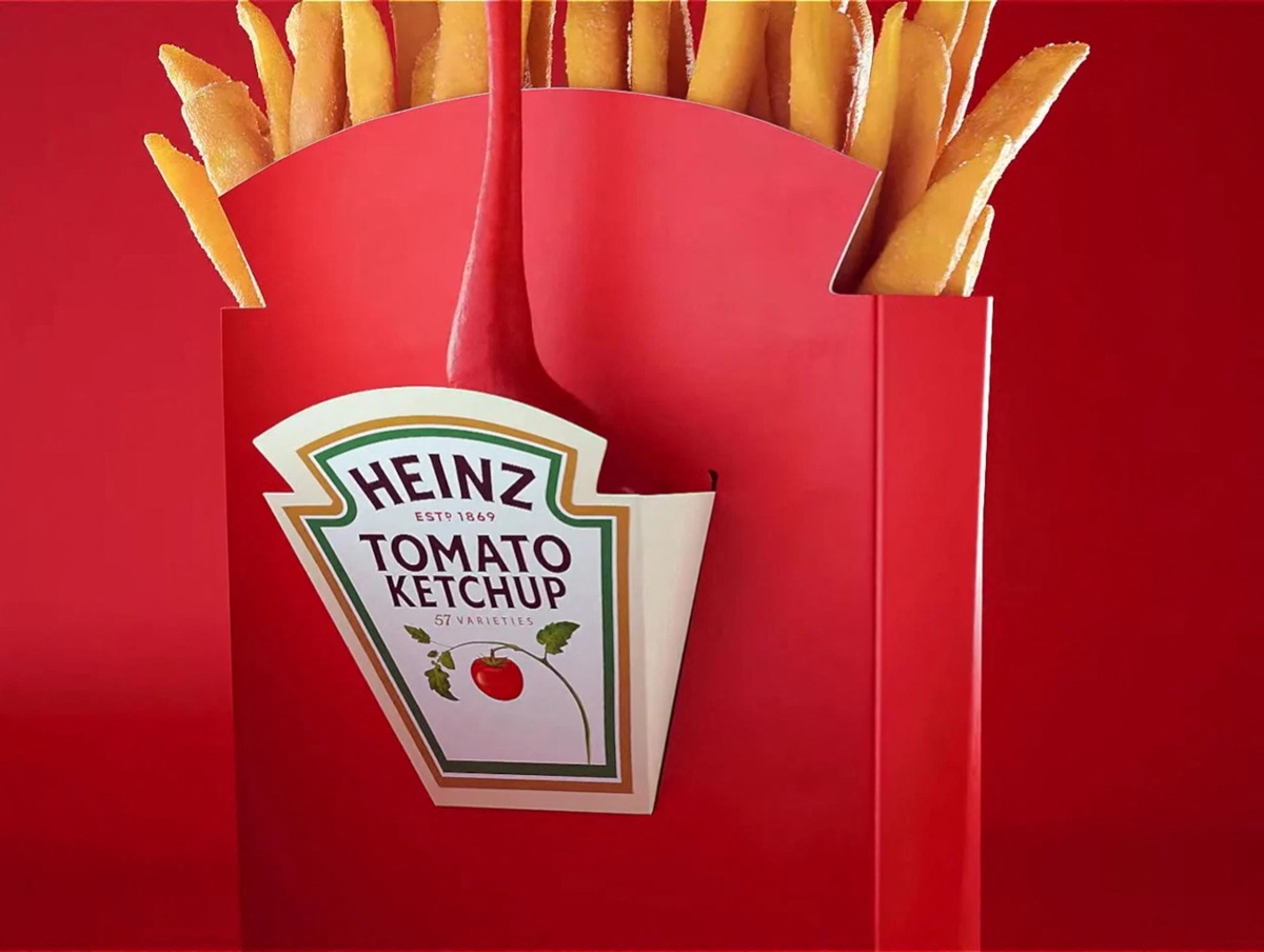 El Heinz Dipper es un envase pensado para el consumo en movimiento.