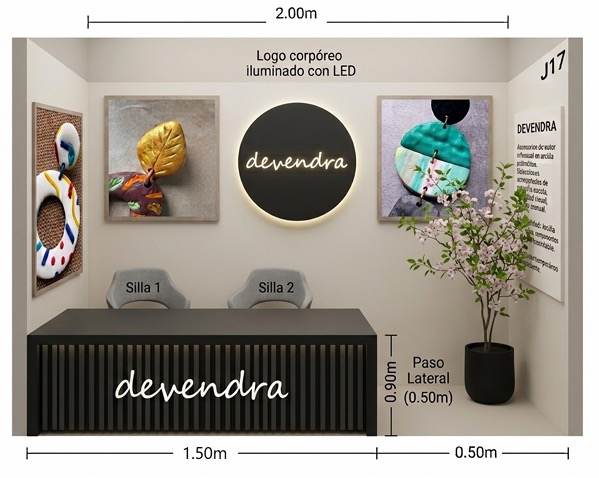 los stands, al margen de las disciplinas: forman parte de la experiencia