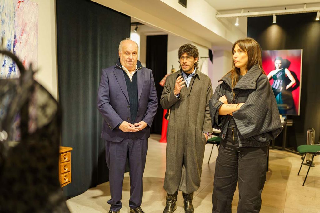 Hernán Lombardi, Ministro de Desarrollo Económico GCBA y Sabrina Slauscius, Directora General de Industrias Creativas, en el lanzamiento de Buenos Aires está de Moda.
