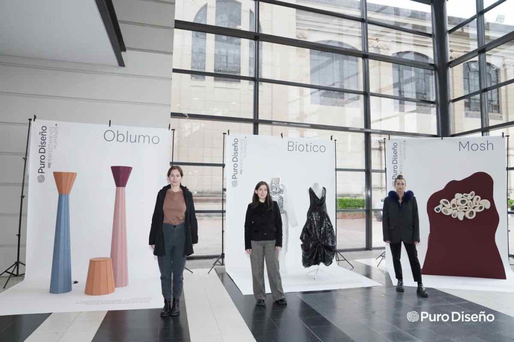 Magdalena Boggiano, Jesica Pullo y Denise Pañella, cada una con su singular objeto de diseño post exploración. 