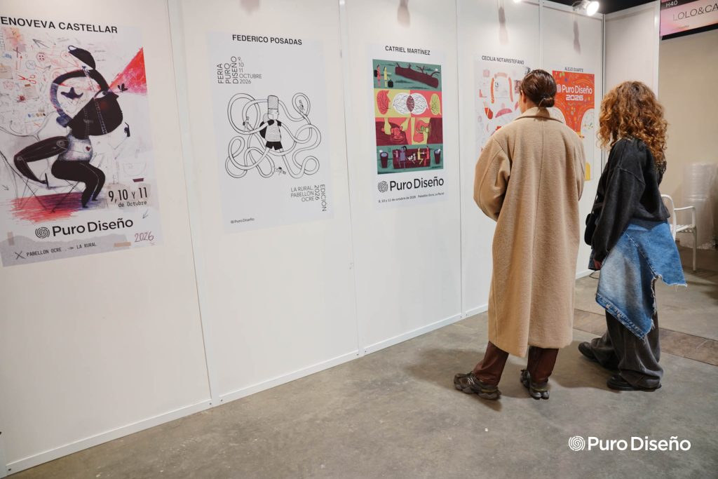 La exhibición del concurso "Creá el Póster". 