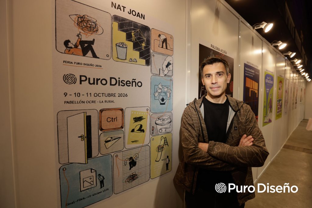 Nat Joan, ganador del concurso "Creá el Póster" de Feria Puro Diseño 2026.