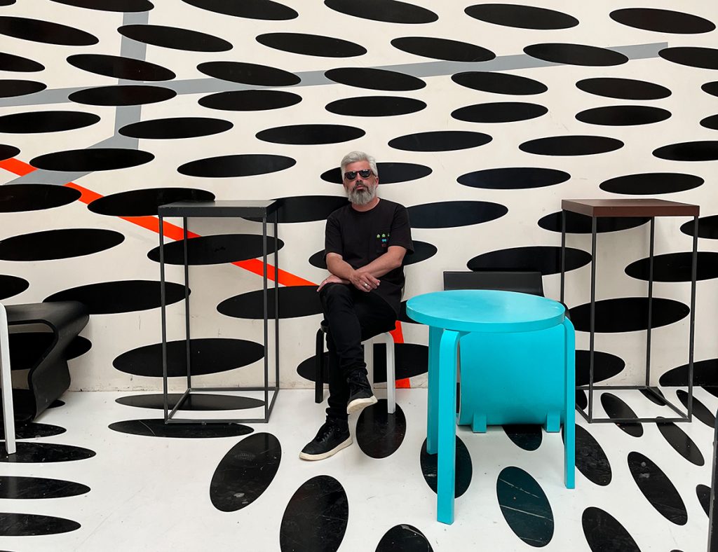 
Federico Platener, curador del Paseo del Arte de Feria Puro Diseño. 