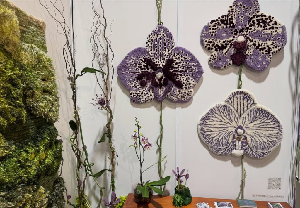 Ocean Art, de Verónica Orlando, una propuesta de arte textil realizada mediante la técnica del tufting que fue protagonista del Espacio de Arte de esta edición.